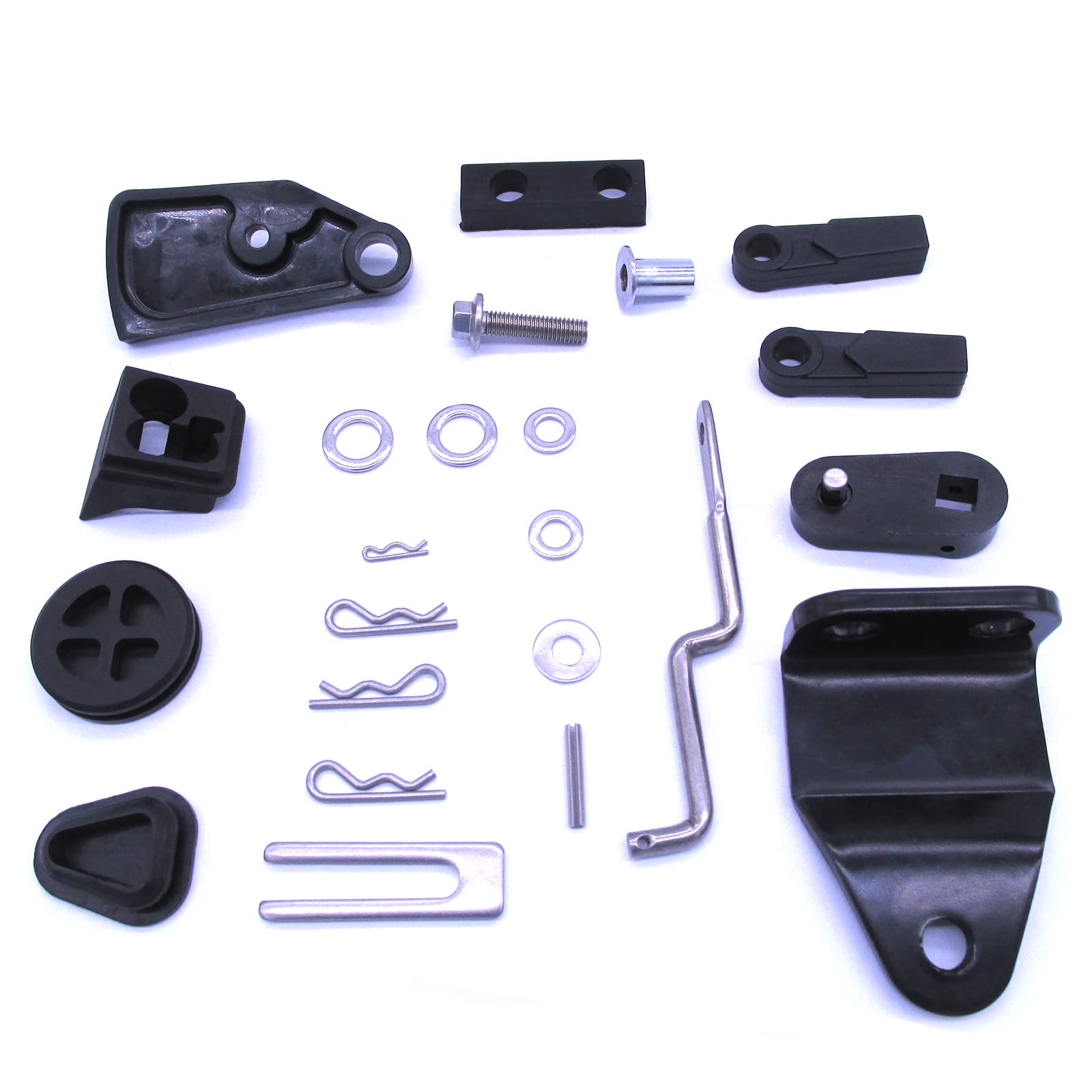 Boat Motor 65W-48501-00 Remote Control/Throttle Shift Attachment Kit for Yamaha Outboard Engine 25HP