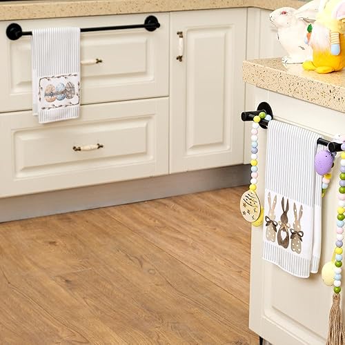 Miniatura 5 de ARKENY Toallas de cocina de Pascua, paños de cocina de conejo beige de 18 x 26 pulgadas, decoración de primavera de temporada para casa de campo,