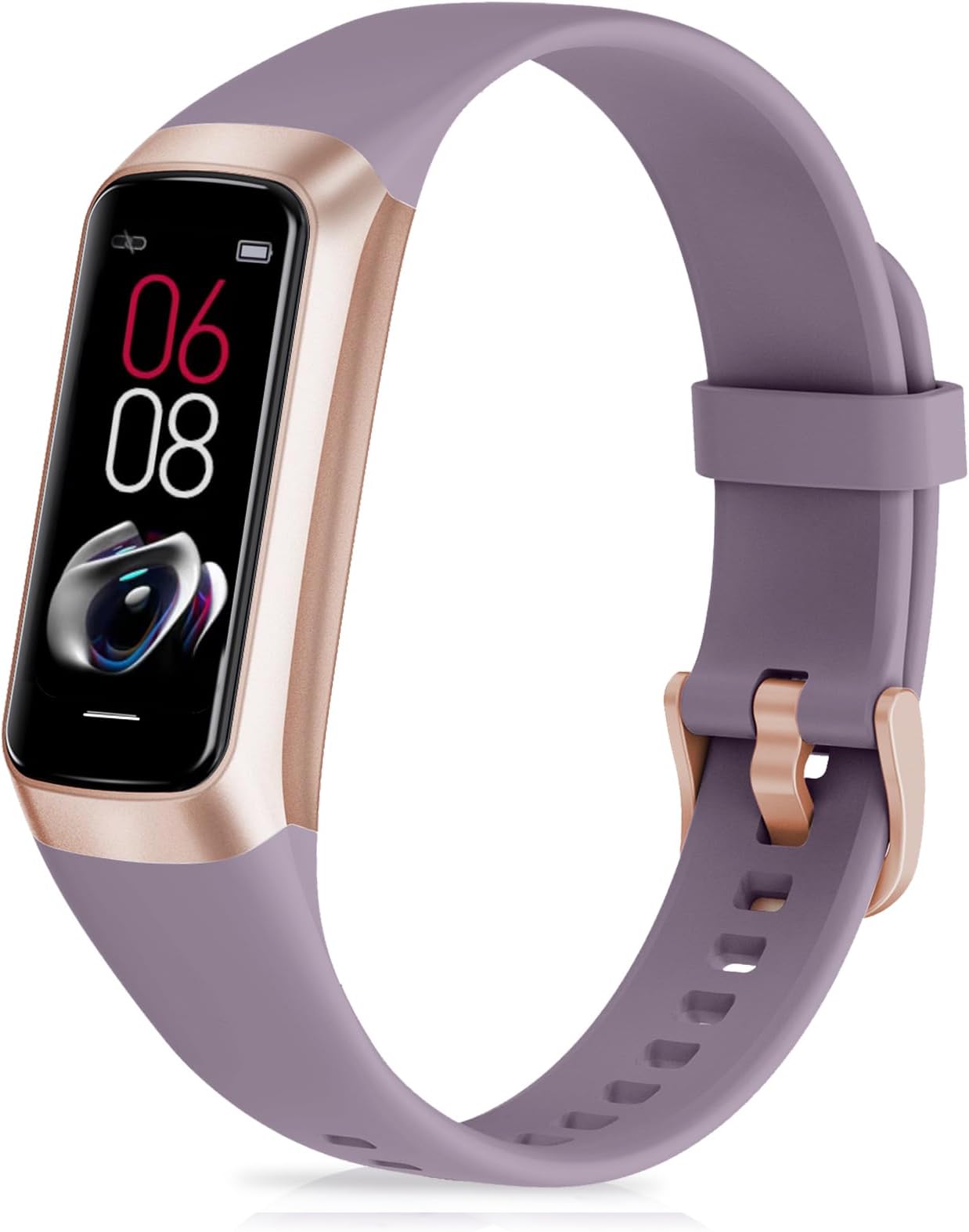 Fitness Tracker with Step Counter/Calories/Stopwatch, Activity Tracker, Health Tracker with Heart Rate Monitor, Sleep Tracker,1.10''AMOLED Touch Color Screen, Pedometer Watch for Women Men Kids