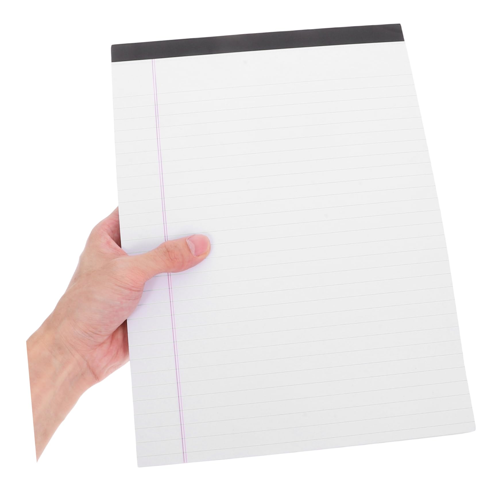 POPETPOP Blocco Note Righe Universitarie 4 Pezzi Carta Bianca Pagine Lisce e Spesse Supporto Resistente per Scrittura e Scuola