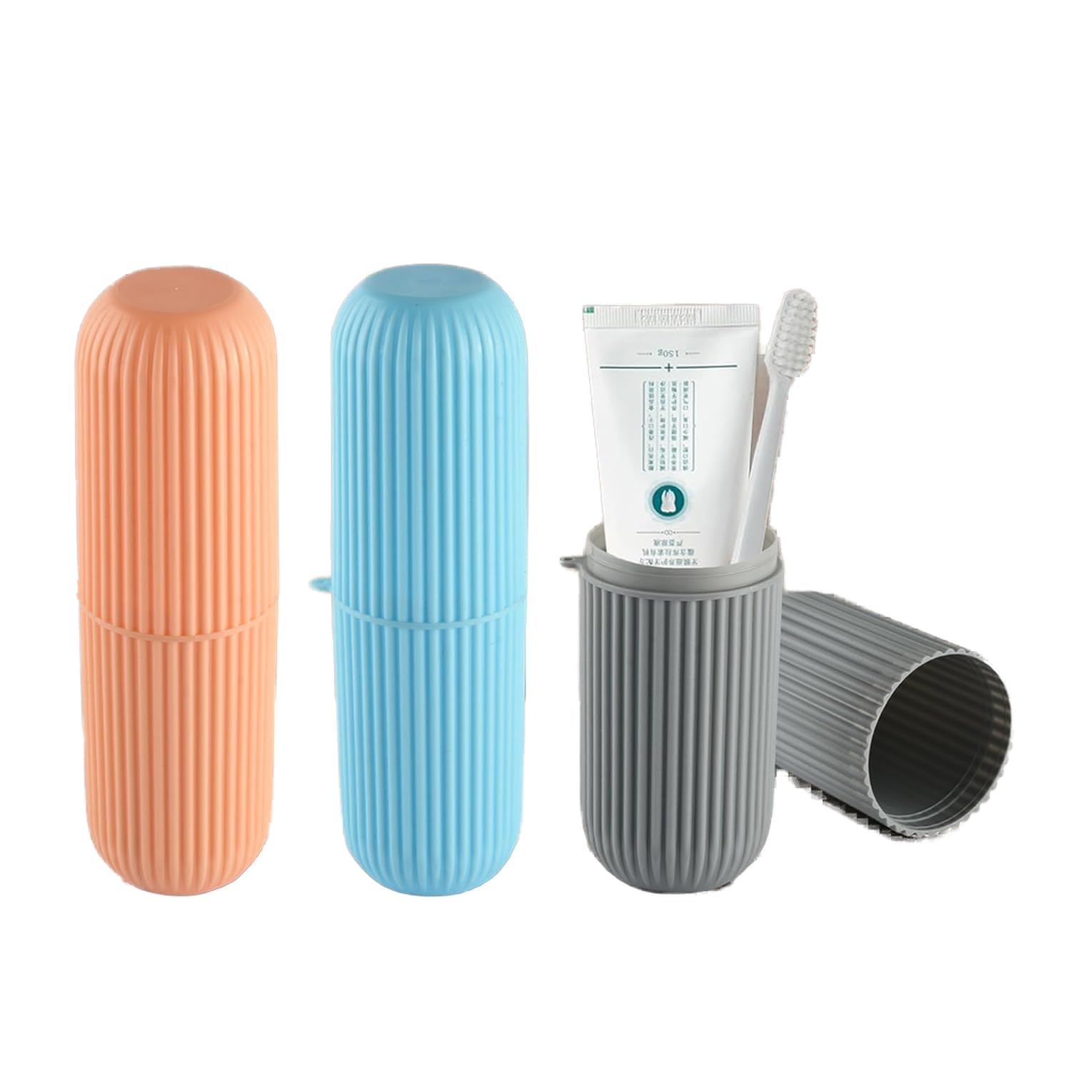 Boniry 2 Pcs Plastic Portable Travel Toothbrush Holder Storage Case/Toothpaste Case Holder/Plastic Toothbrush Holder/Toothbrush Box for Travel Bathroom Hiking Camping - 20Cm X 6Cm (Multicolors) (B0DGDZPBX8) Amazon Price History, Amazon Price Tracker