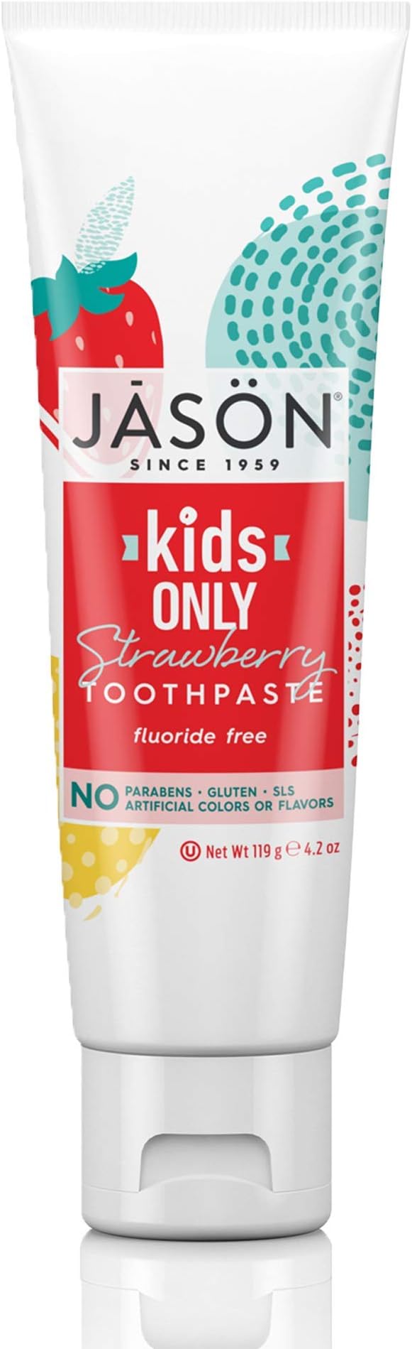 Jason Kids Only! Toothpaste, Strawberry, 4.2 oz