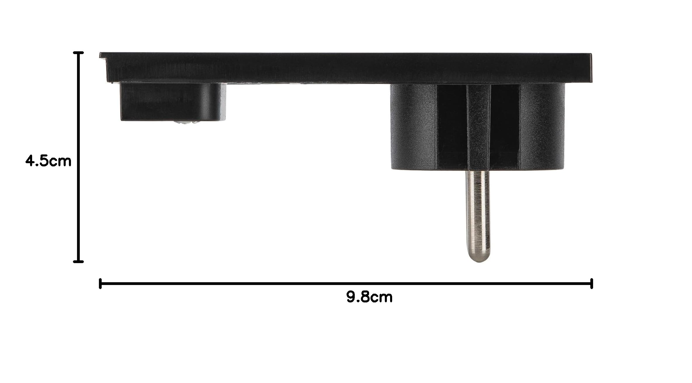 FANTON 80066 Spina schuko piatta salvaspazio orientabile 2P+T 16A angolare mod. CLOCK
