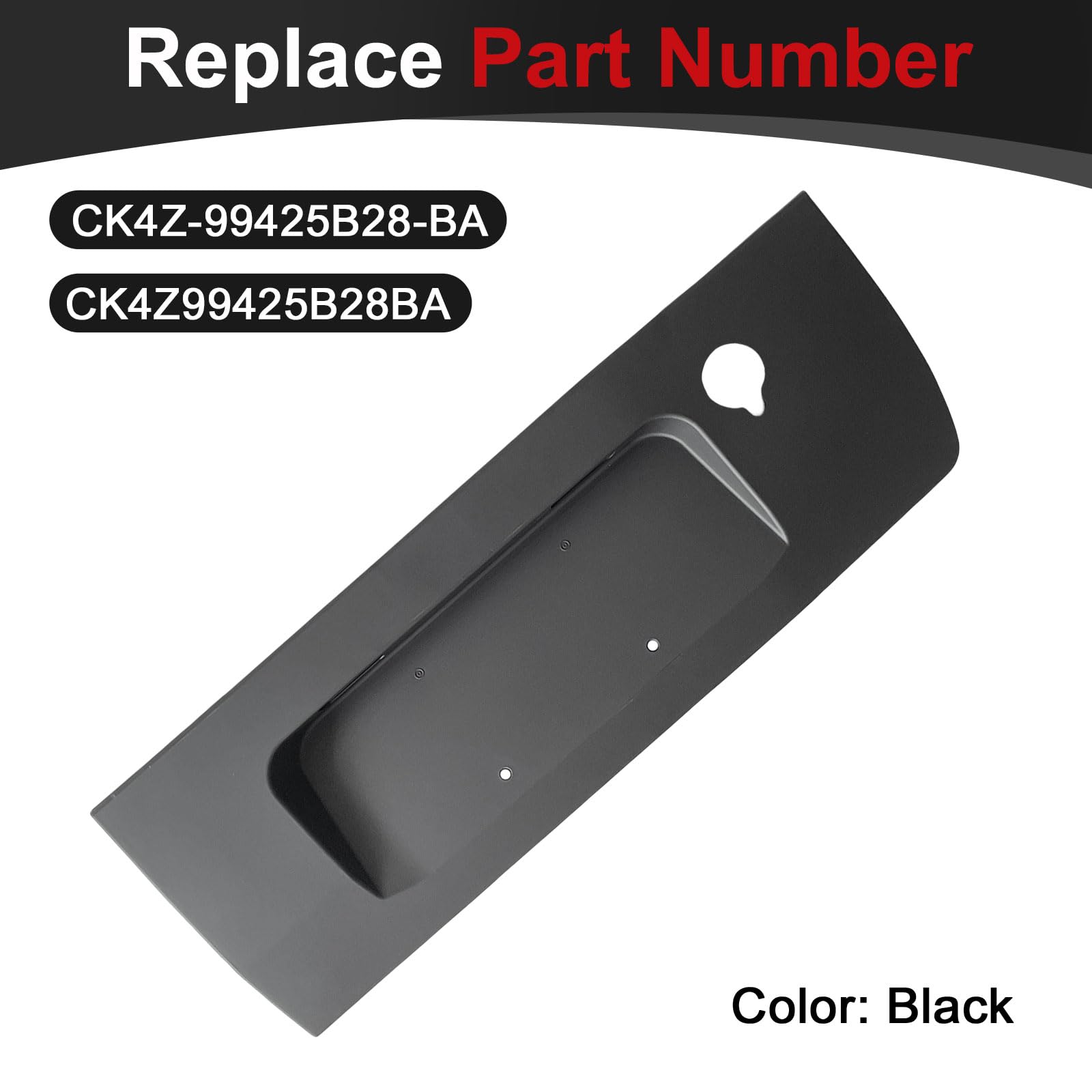 Amazon.com: Copgge Rear Door Lower Trim Molding Panel with Hole