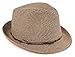 H-6108-50307 Fedora - Brown Multi w/ Beaded Ropes