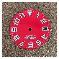 Saharuse 1pc quadrante 28,5 mm Orologio Verde Luminoso Parti