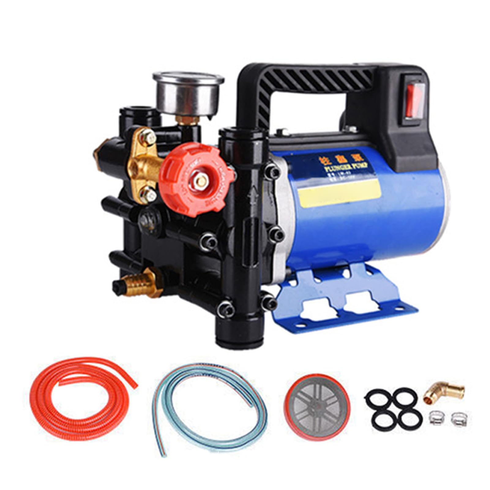 Pompe à piston double cylindre en acier inoxydable Hyuduo 60V pour lavage et irrigation