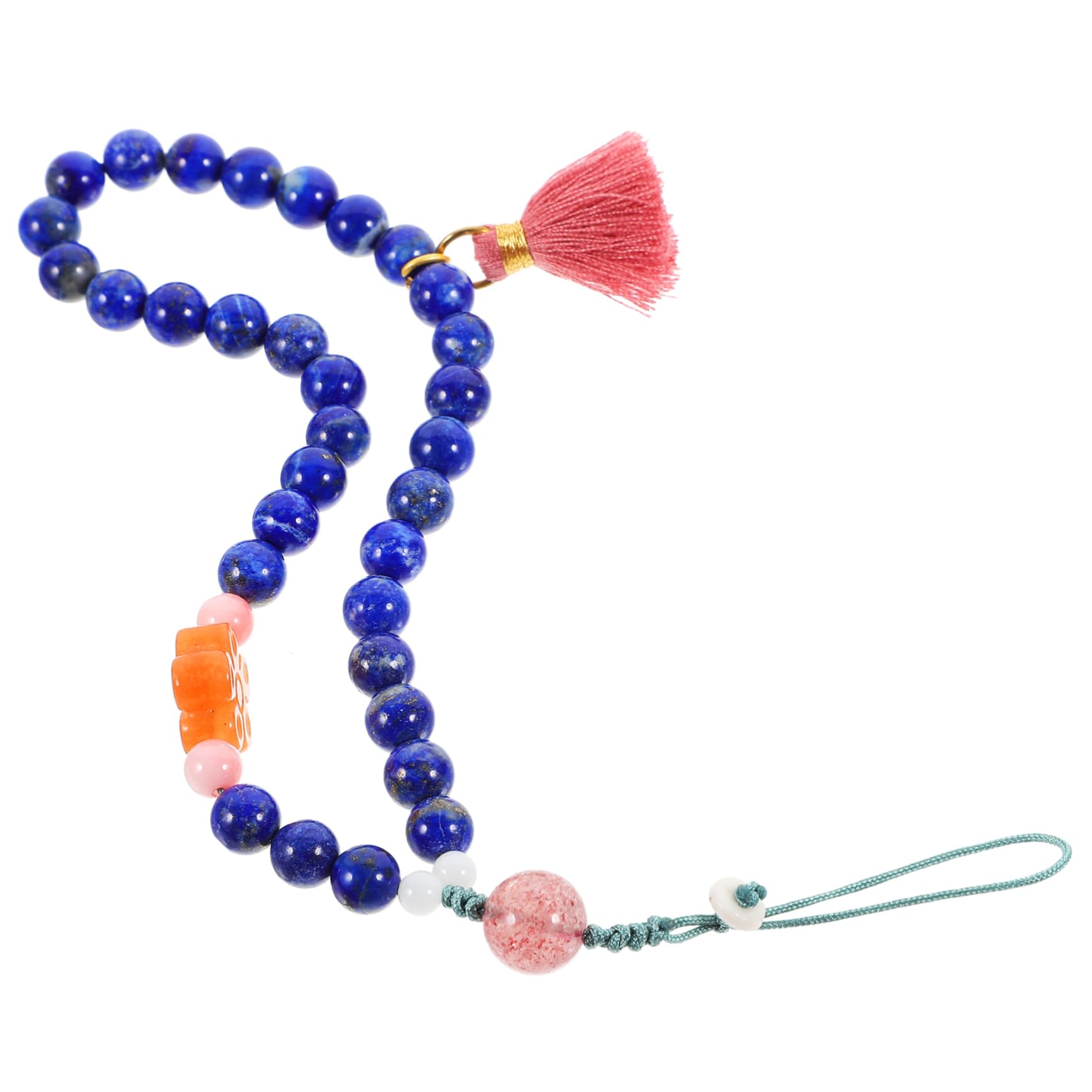 VILLCASE Cadena de Teléfono Tejida Mano Retro Lanyard de Teléfono para Mano Cordón Decorativo para Móviles y Accesorios