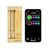 MEATER Pro Duo: Smart Meat Thermometer Digital | 550°C Hitzebeständigkeit | Große Reichweite | Zertifizierte Genauigkeit | BBQ, Ofen, Grill, Smoker, Fritteuse, Friteuse | 50+ Rezepte in App