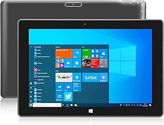 Windows Tablet PC de 10 polegadas Tablet Windows 11 Intel N4020C Processor, Tablet Computer HD Touchscreen 6 GB RAM 64 GB, 6000 mAh de bateria grande