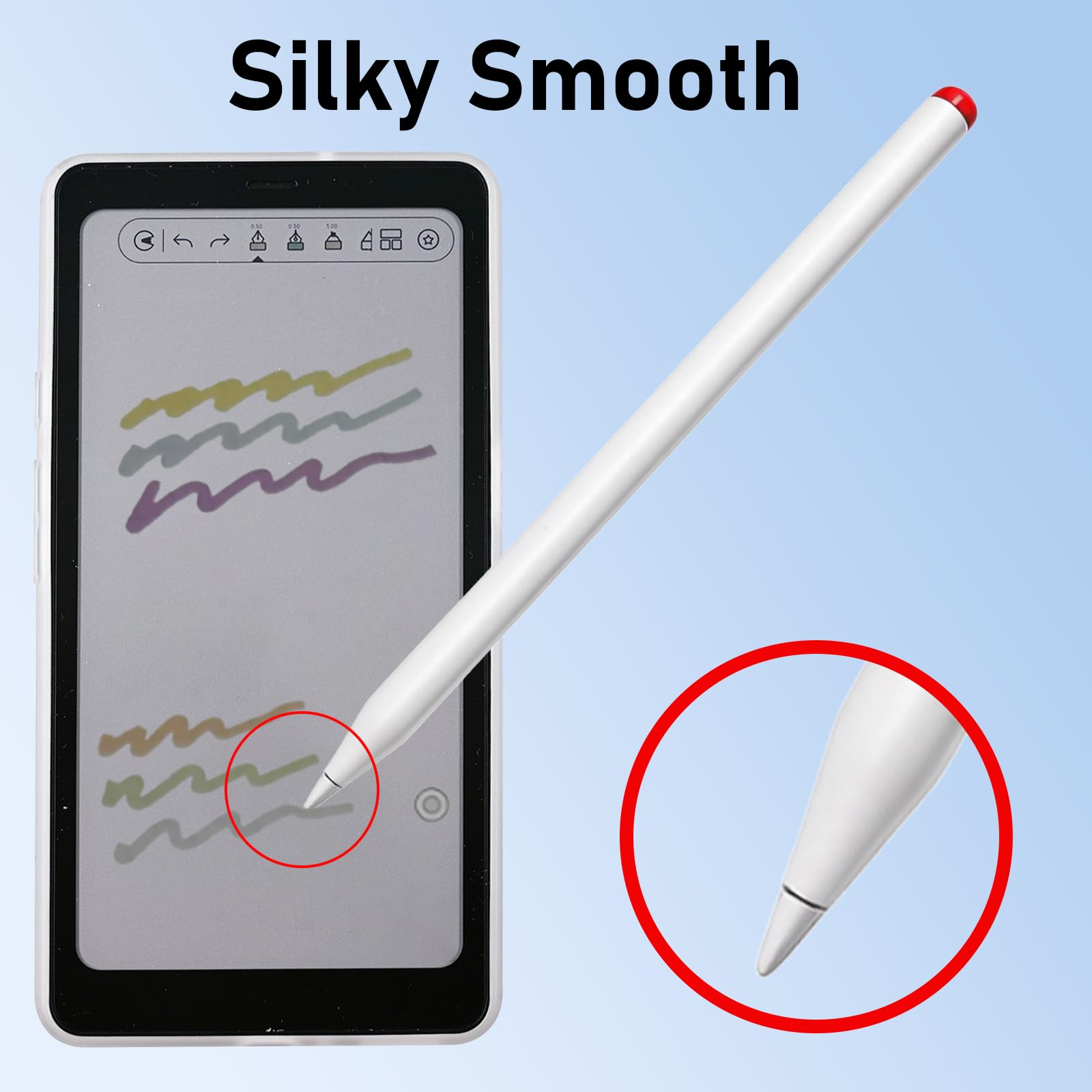Stylet actif uniquement compatible avec BOOX Palma 2 Pro, Go Color 7 Gen II, Go 7, [Ne convient pas pour Go Color 7 Gen I]