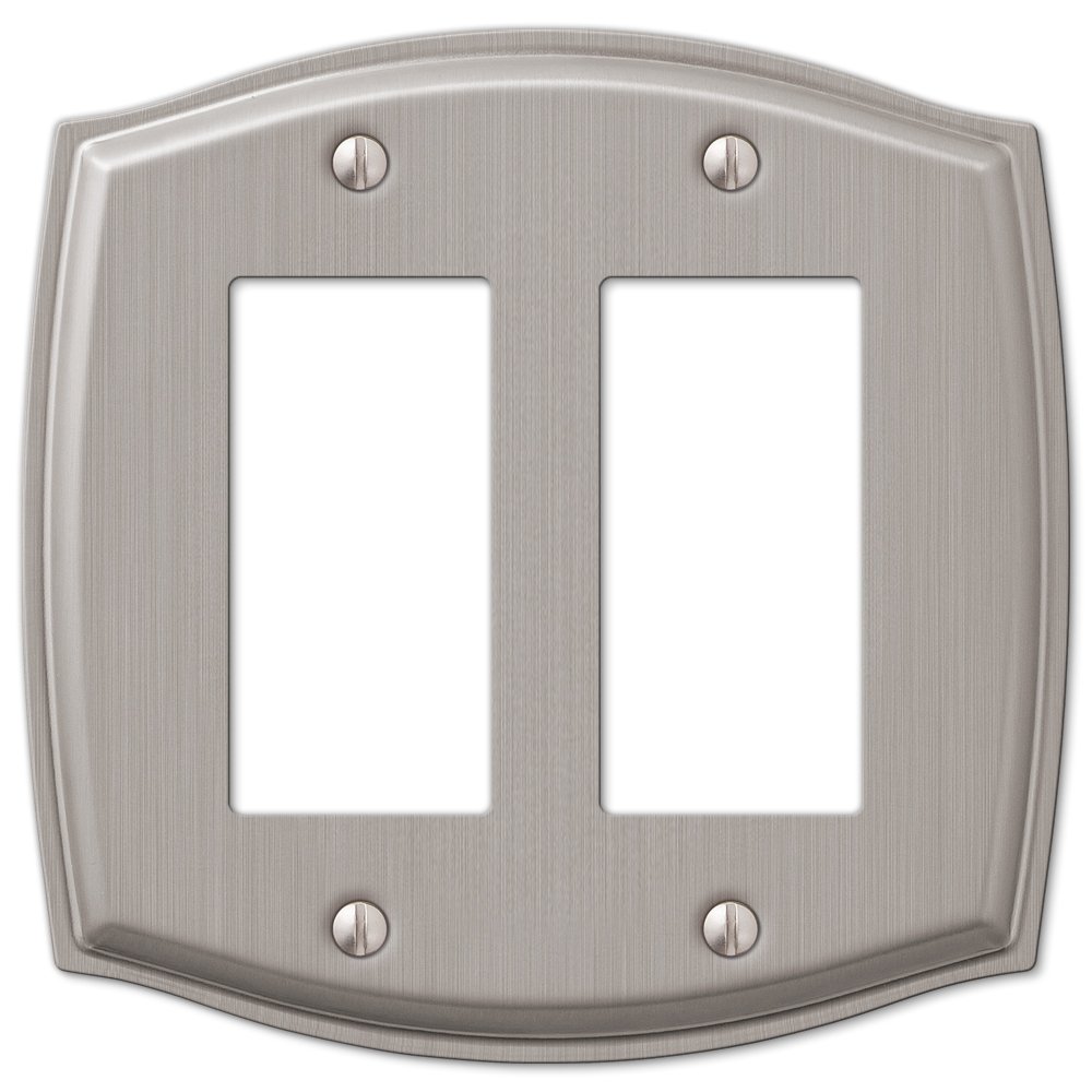 Sonoma Brushed Nickel 2 Rocker (GFI)