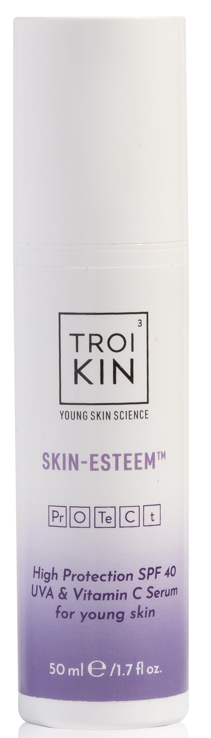 Troikin Skin-Esteem UV & Vitamin C Serum, SPF 40, 50ml, with Aloe Vera and Cucumber Extract, 50 ml (Pack of 1)