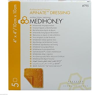 Medihoney Apinate Square Dressing, 10 x 10 cm