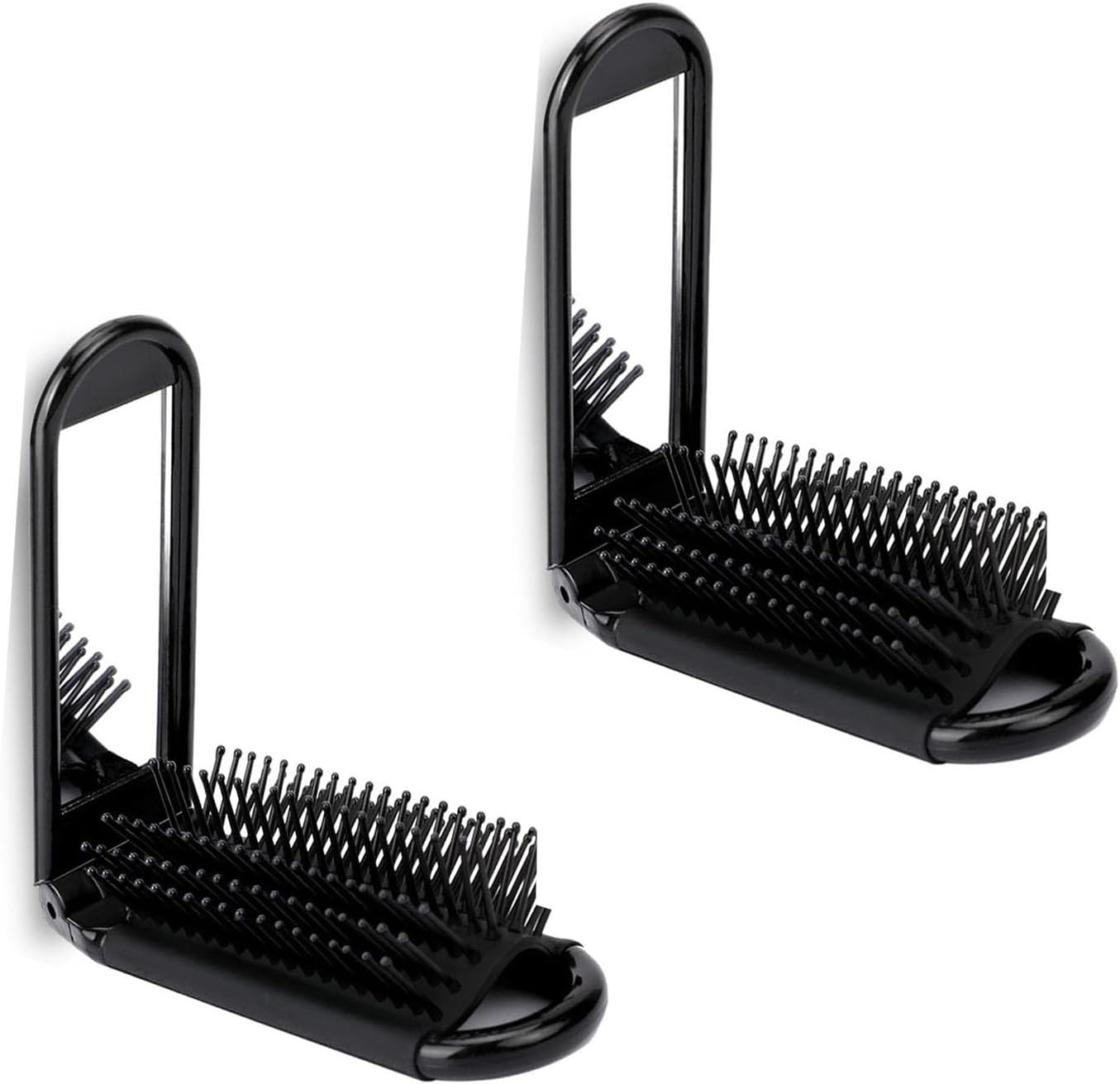 2 Pcs Travel Hair Brush, Mini Hair Brush Wet Brush Travel Size with