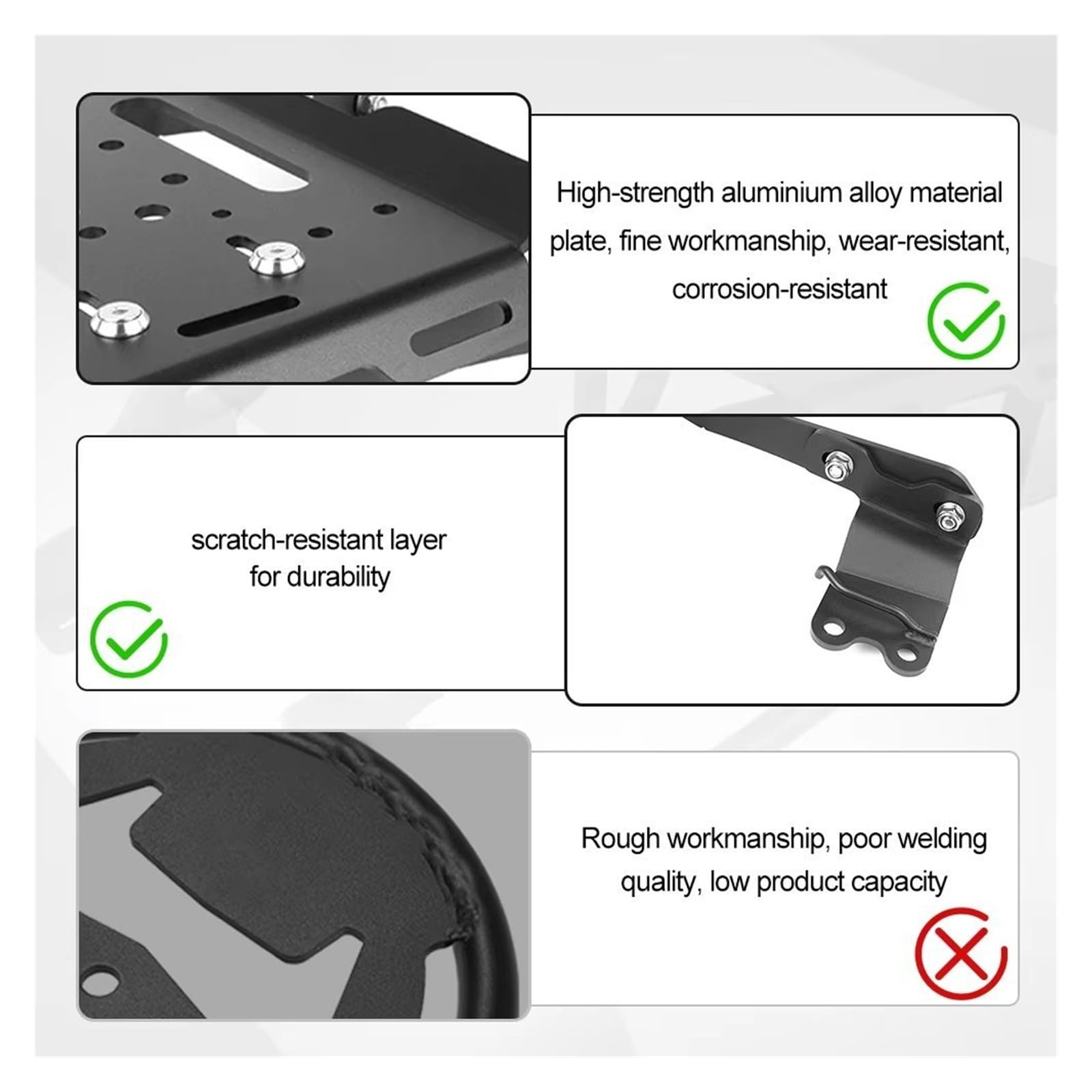 Portapacchi Moto Portapacchi Utility per Navi 110 2022 2023 2024 2025 2026 Moto Posteriore Portapacchi Custodia di Stoccaggio Supporto Carrier Cargo Tail Bag Holde