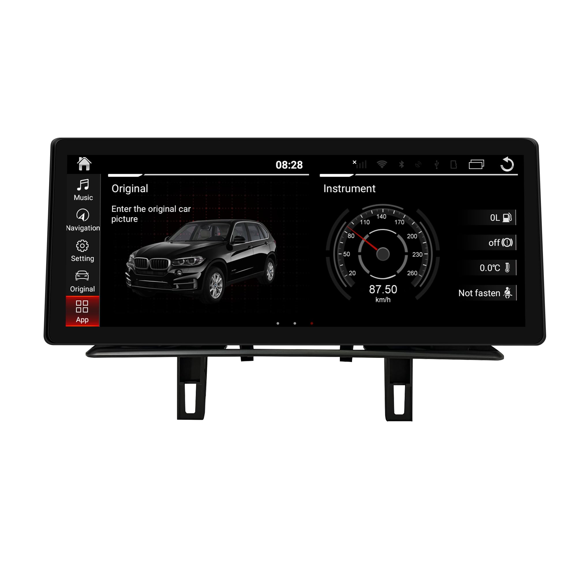 Ekran Android 12.3 do BMW serii 1 E81 E82 E87 E88 CIC, CarPlay Wireless Android Auto, ekran Mirroring, podzielony ekran, Wi-Fi, muzyka, telewizor, nawigacja, kamery samochodowe, Netflix Spotify TikTok