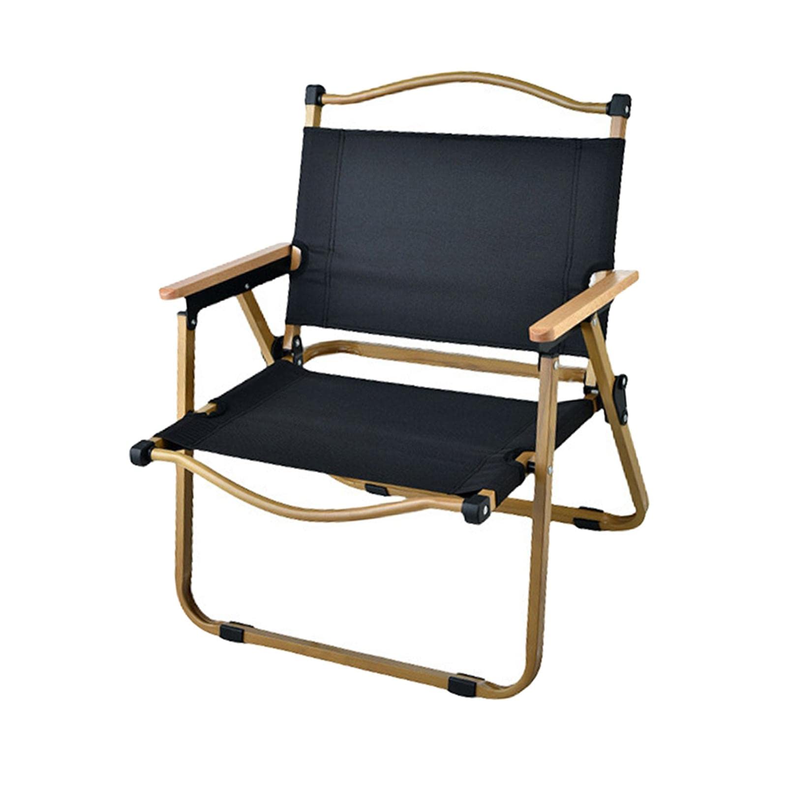 Photo 1 of Milageto Camping Folding Chair Lightweight Outdoor Furniture Holds 500lbs High Back Armchair Heavy Duty Portable for Park, Concert, Garden, Beach, Black Khaki Small