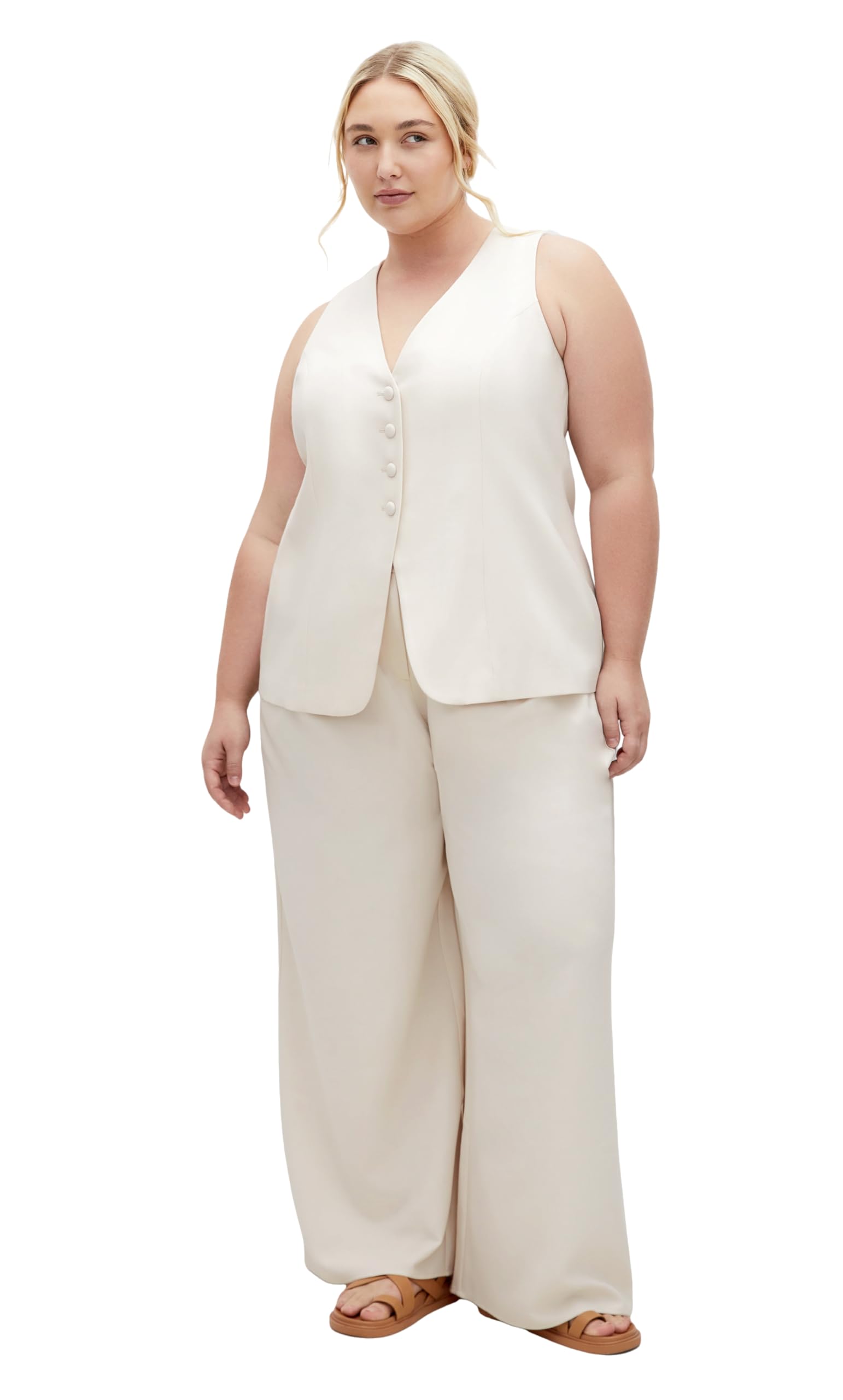 City Chic Womens Plus Size Pant - Tori Wide Leg