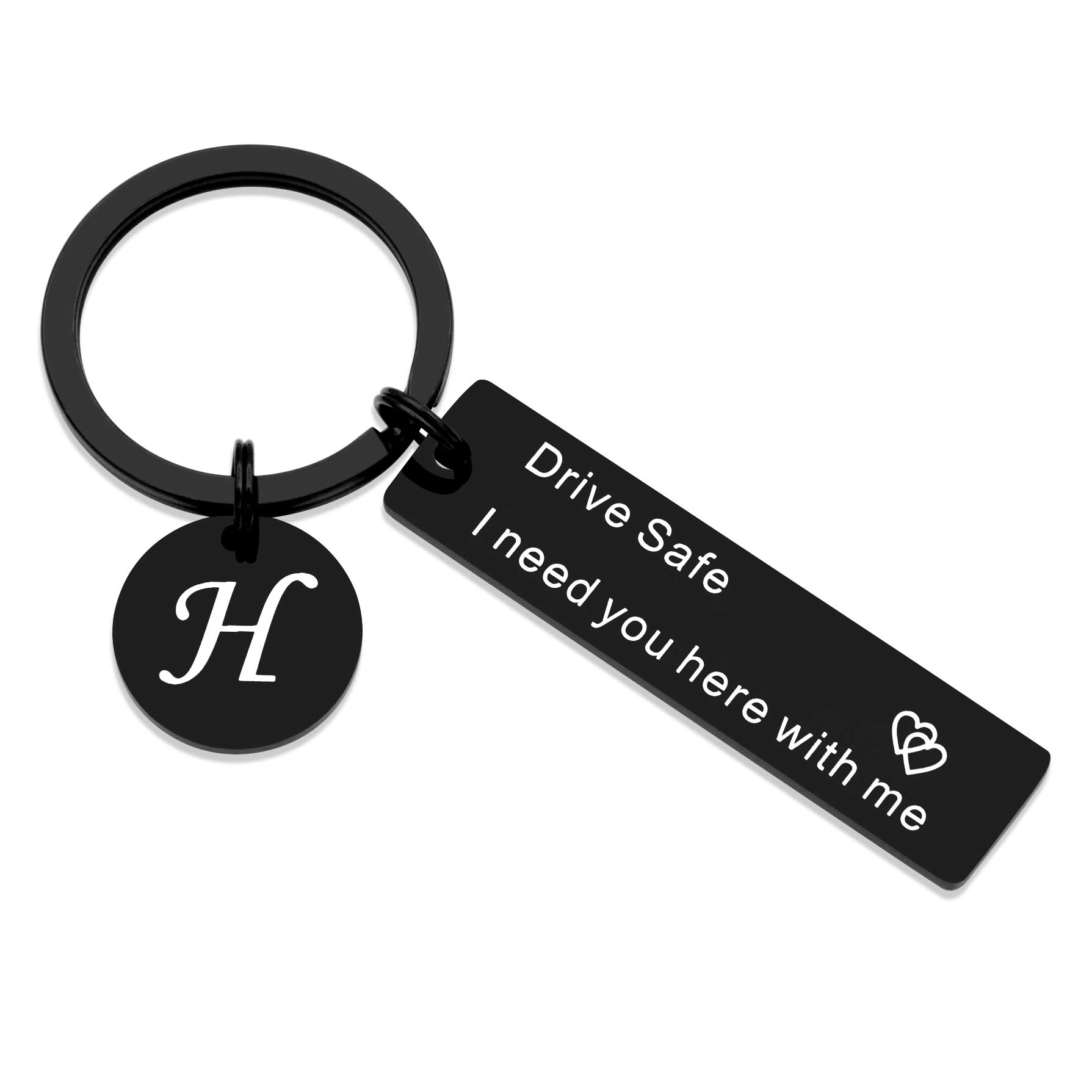 Drive Safe Keychain for Boyfriend Gifts for Husband Father's day Gift for Dad Birthday Gifts for Him