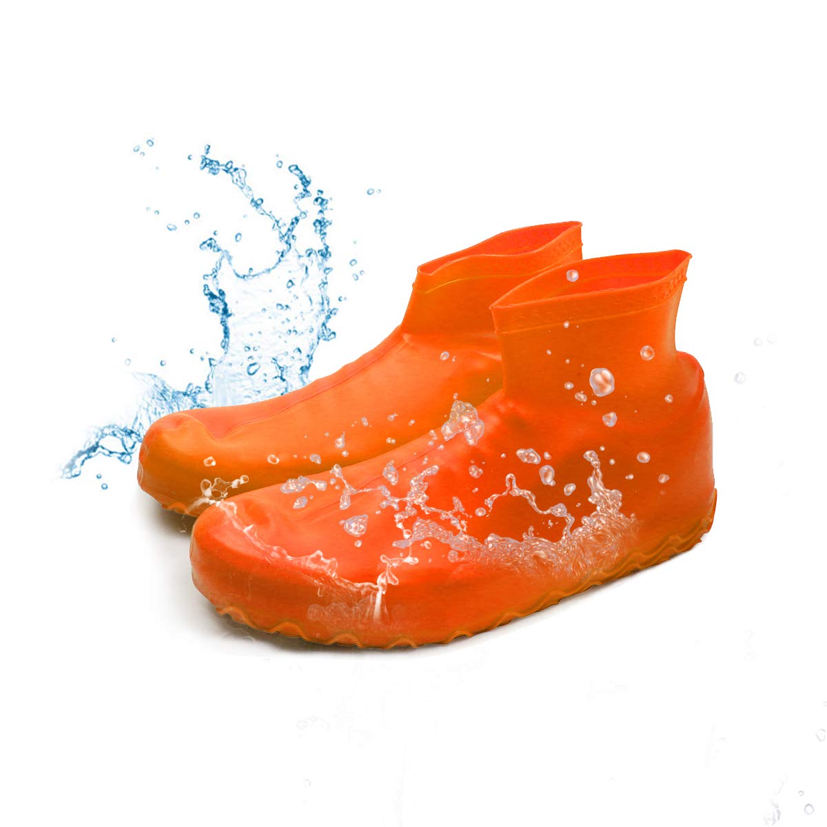 orange shoe covers