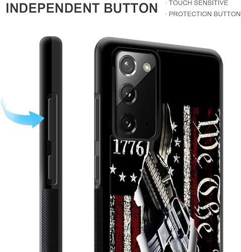 Miniatura 4 de DJSOK Funda compatible con Samsung Galaxy Note 20 Ultra, diseño con patrón de parachoques trasero, esquinas reforzadas contra arañazos, esquinas