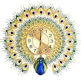 MagicPro Peacock Wall Clock Big Size