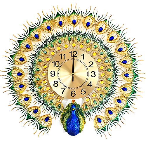 Magicpro Peacock Wall Clock Big Size #TOP15