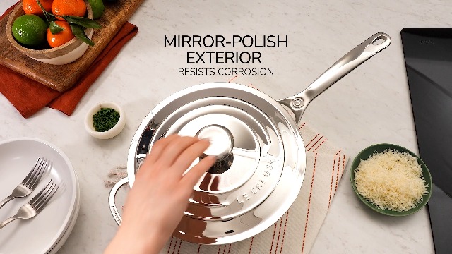 Amazon.com: Le Creuset Tri-Ply Stainless Steel 3.5 Quart Saucier