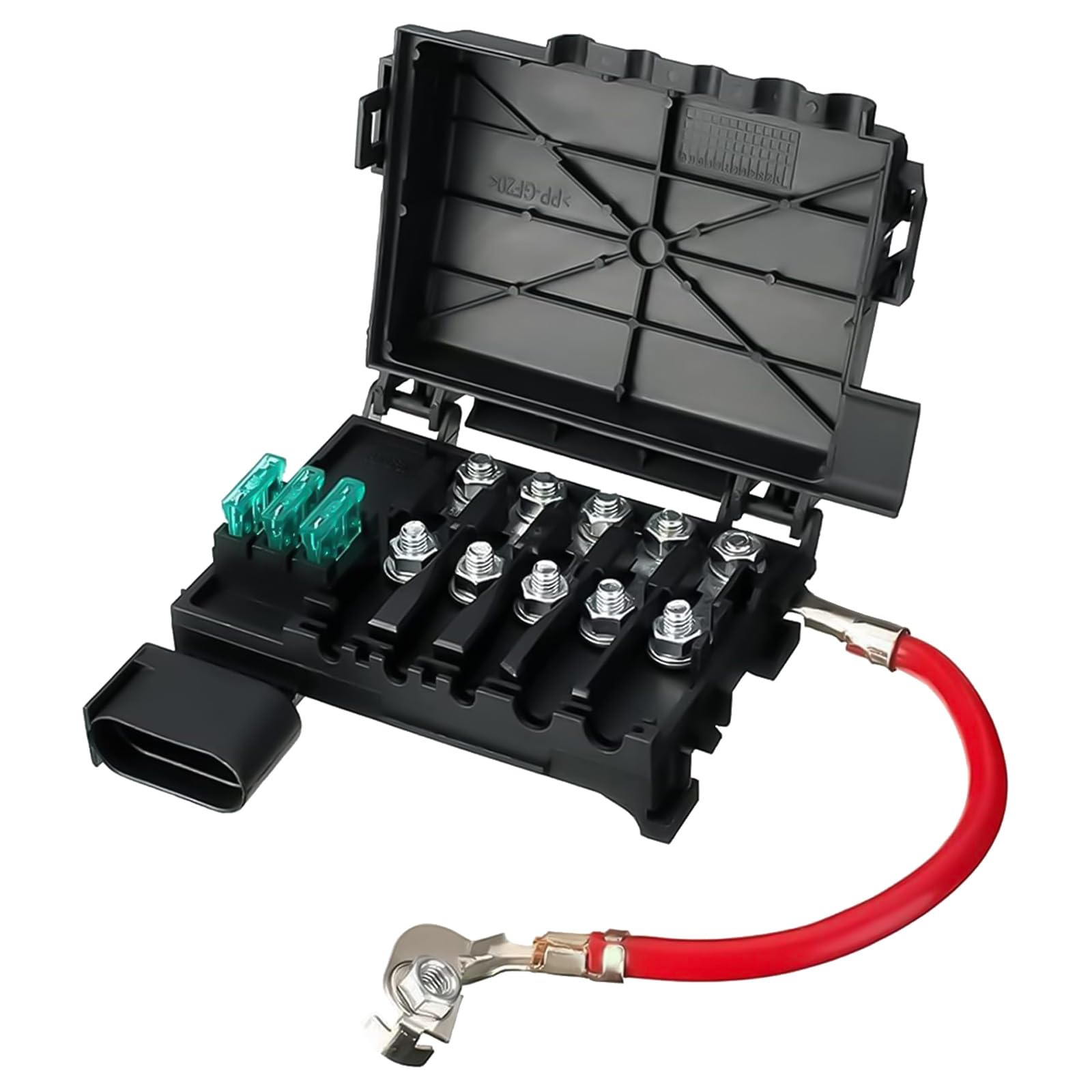Boîte à fusibles Borne de batterie, porte-fusible de rechange pour A3 Toledo II Leon I Golf IV Accessoires de voiture Pièce # 1J0937617D 1J0937550A