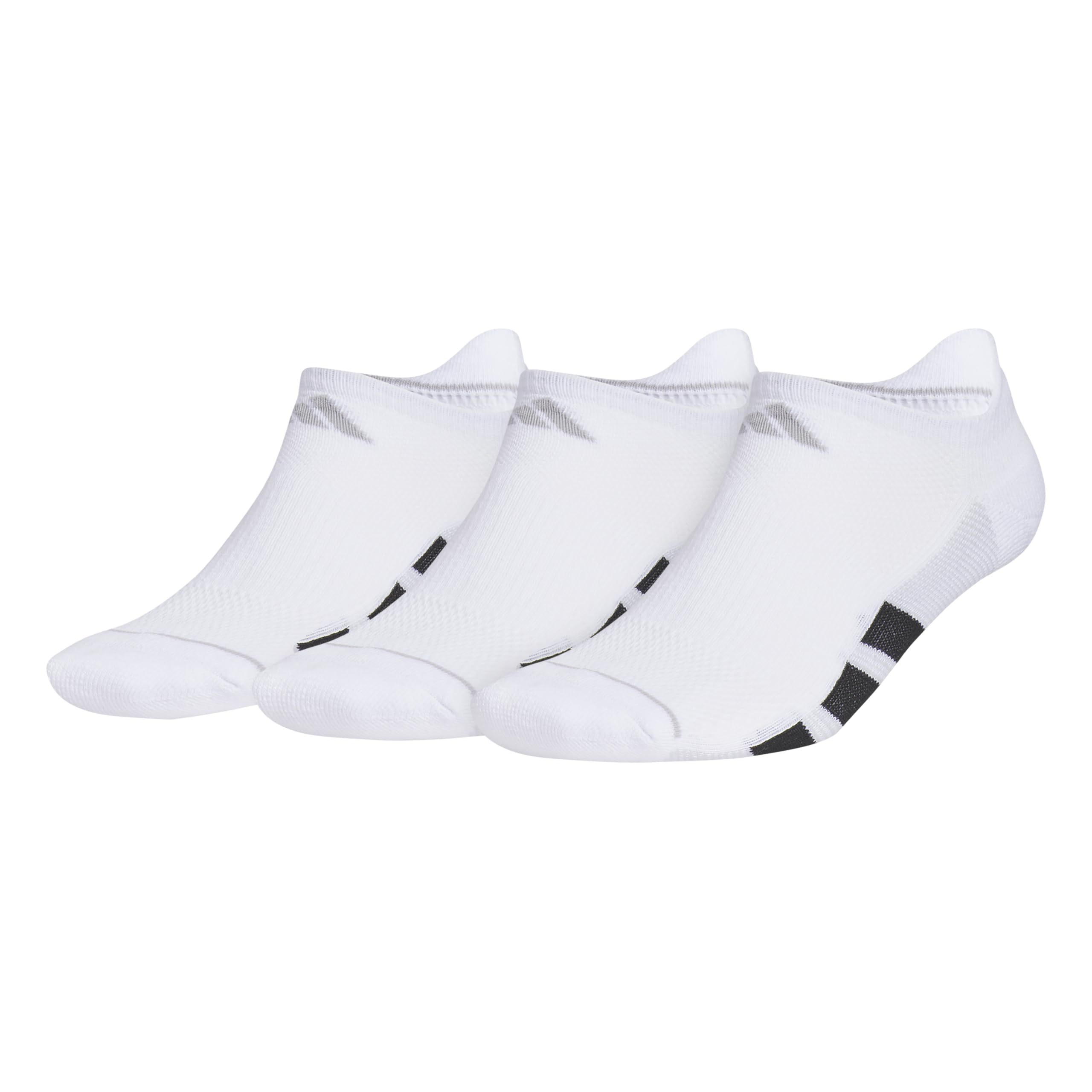 adidas 3-stripe No Show Socks (3-pair) Calcetines invisibles Hombre (Pack de 3)