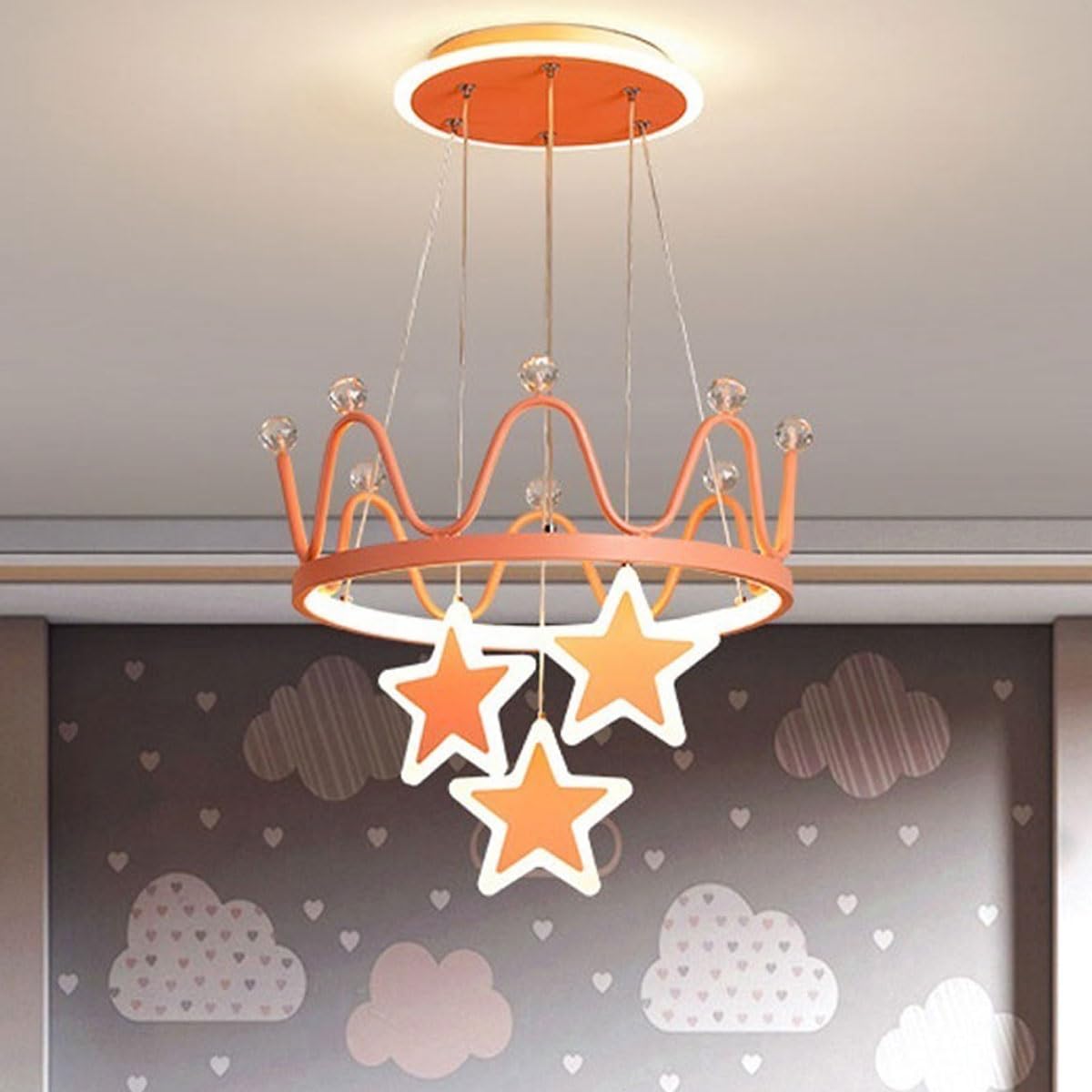 Suspension LED créative rose réglable pour luminaire décoratif de salle