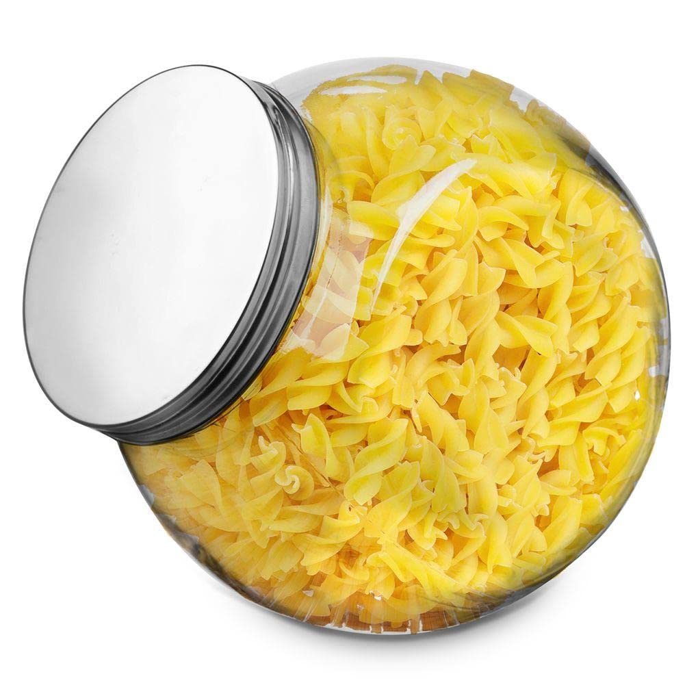 Pot Cuisine échantillon 45ml Verre Transparent Et Couvercle Or Par 80