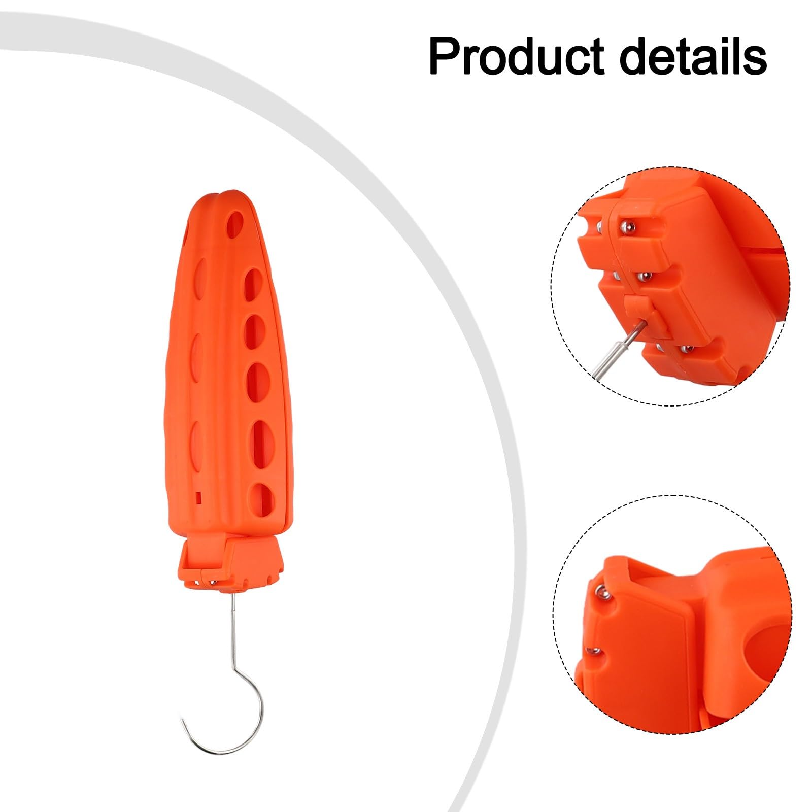 Percha plegable para trajes de neopreno, para surf, buceo, estante de plástico ventilado de secado rápido con brazos anchos, almacenamiento portátil para trajes húmedos para todos los trajes