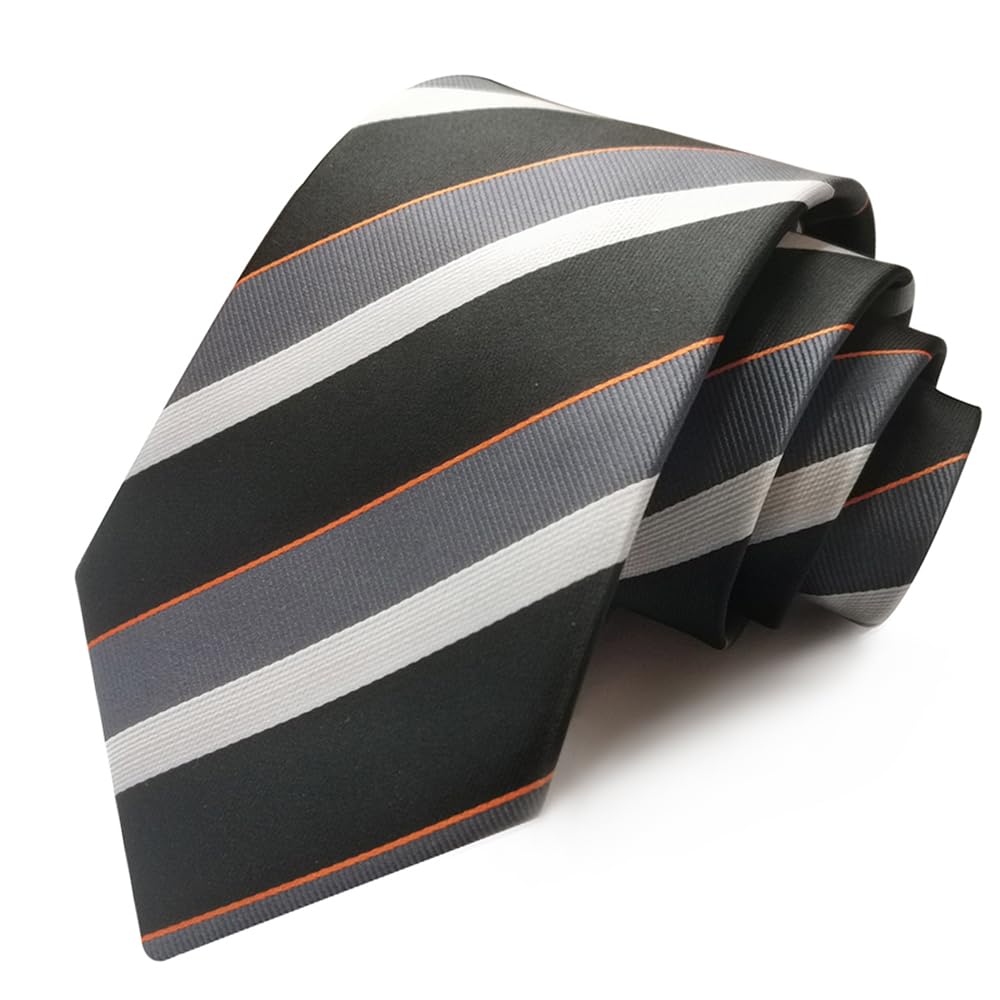 Fashion 3.5'' Ties for Men Business Wedding Necktie 9CM Checkered Striped Plaid Polka Dot Neck Tie Gift Box