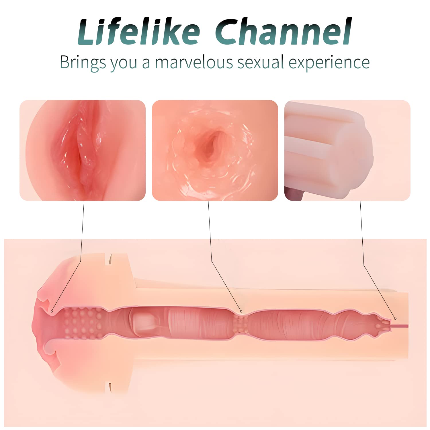 Masturbtore Uomo Automatico Realistico con Aspirazione Masturbtore per Uomini Sex Toys Masturbatore Uomo Sexy Shop Hot Oggetti Masturbatore Maschile Masturazione Realistico Uomo… (Nero)
