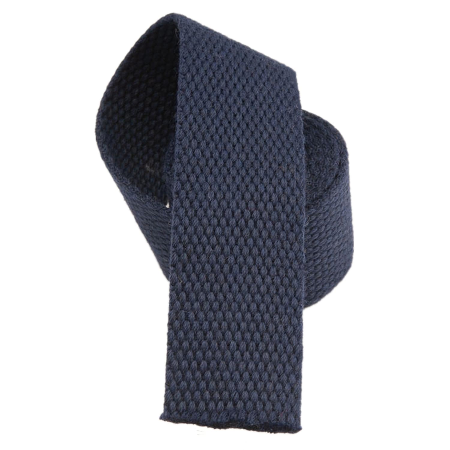 Pasek parciany z poliestru i bawełny w jodełkę Wielokolorowy 38 mm 5-20 jardów | Dark Blue,20 yard