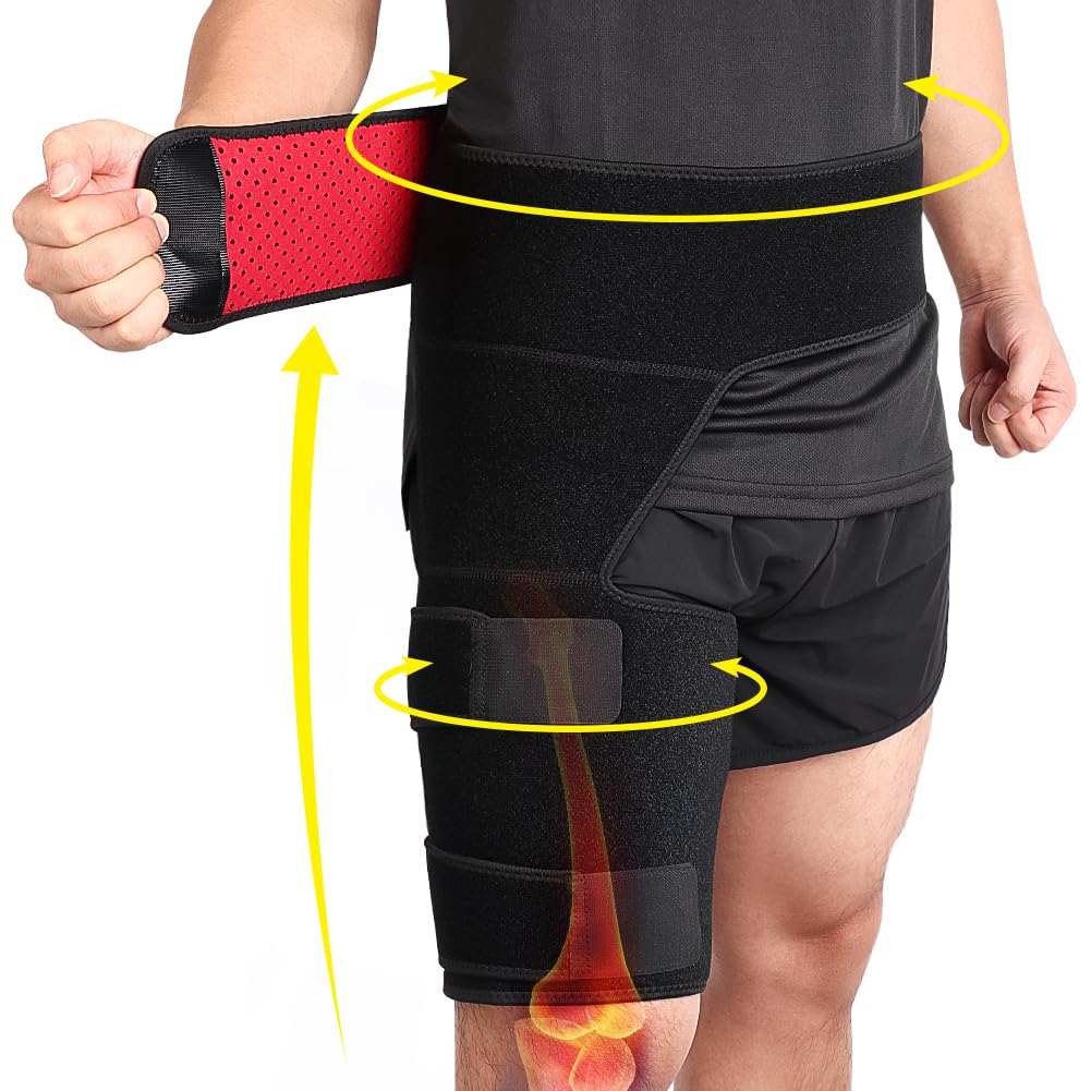 Buy Beister Men & Women Adjustable Hip Groin Stabilizer and Hip Brace