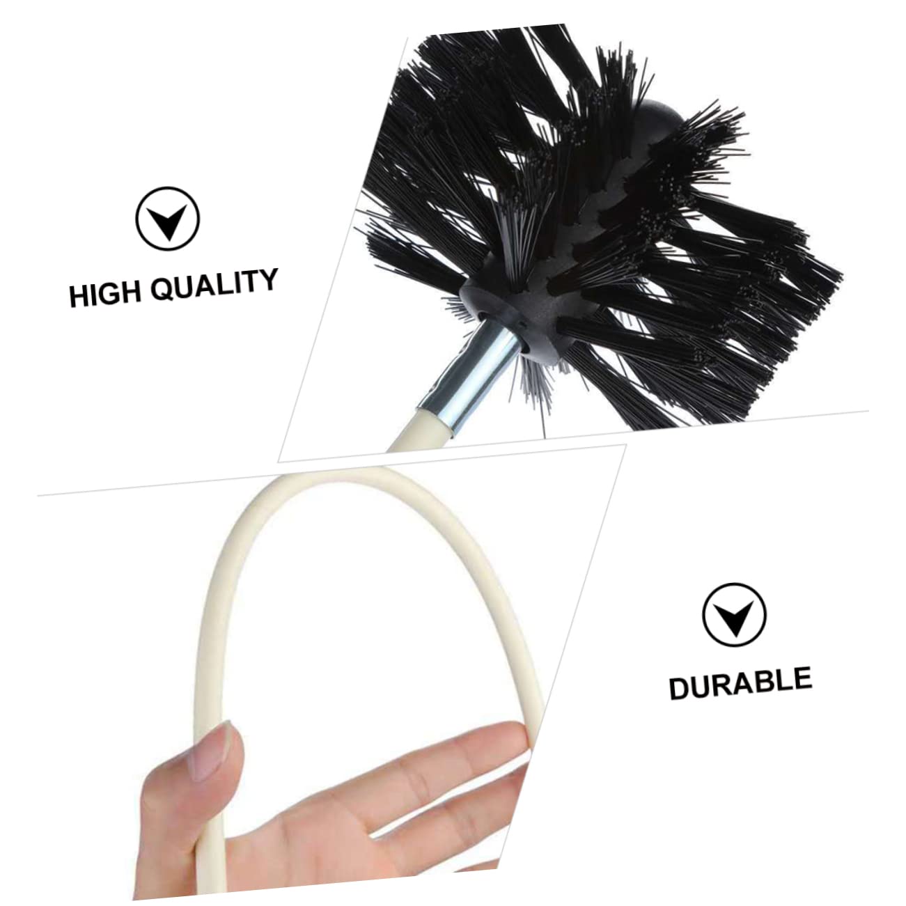TOPBATHY 1set Spazzole Per Pulizia Flessibile Di Camini e Kit Completo Per Rimozione Lint Da Asciugatrici Con Aste e Testa Di Pulizia