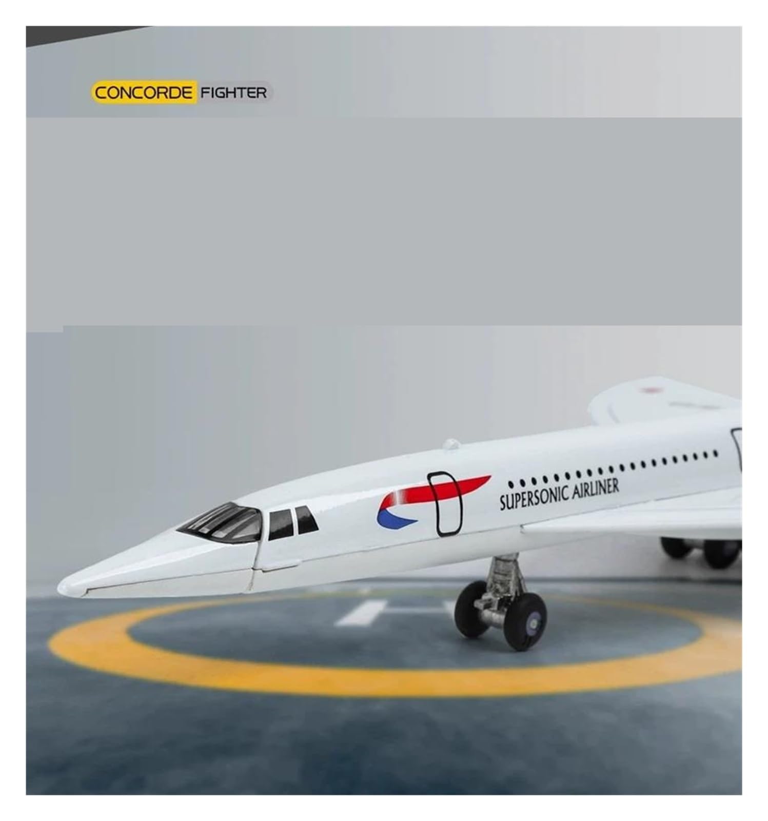 Amazon.co.jp: レプリカ 1:168 合金製 コンコルド 超音速輸送機 金属