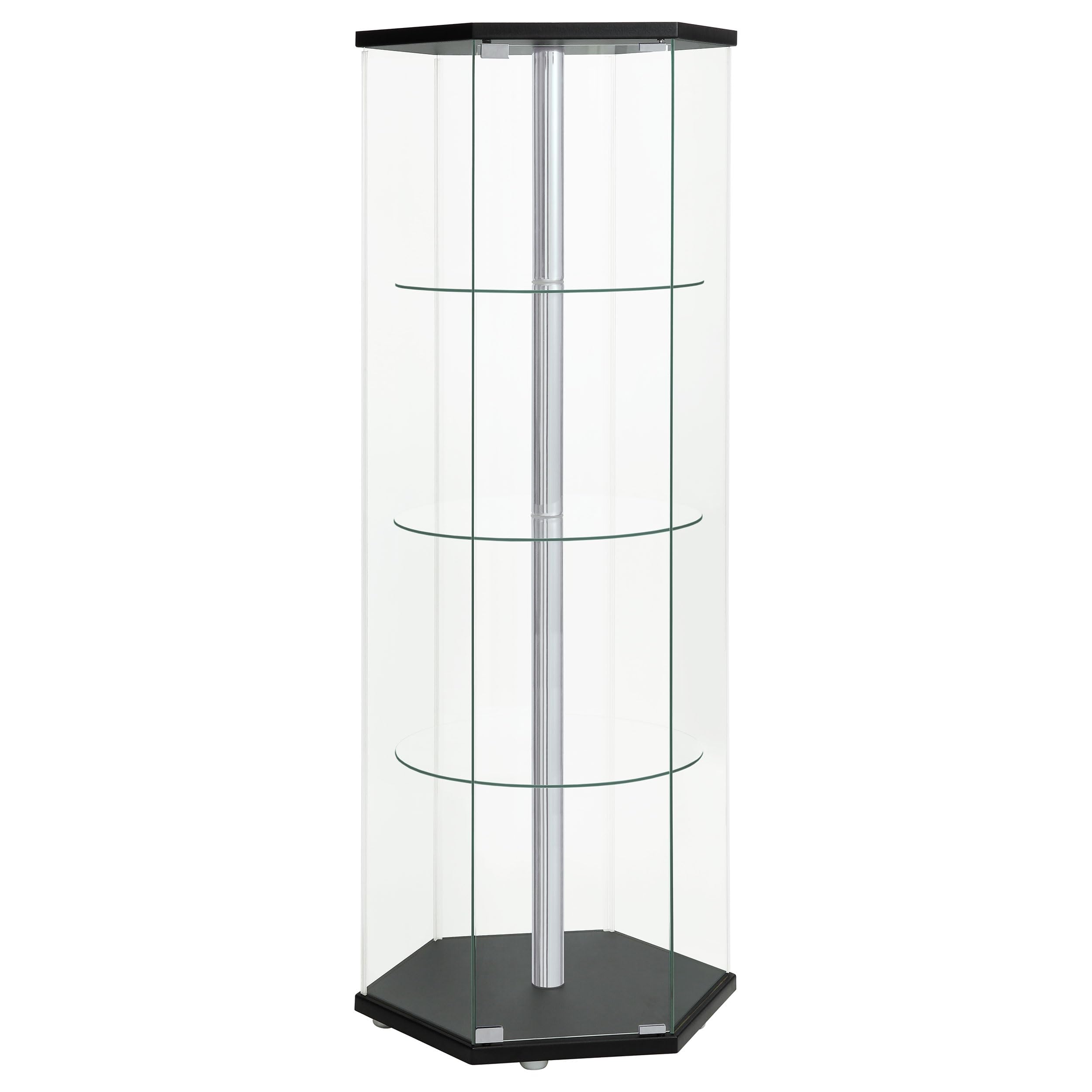 Amazon.com - Pemberly Row Contemporary Hexagonal Tempered Glass