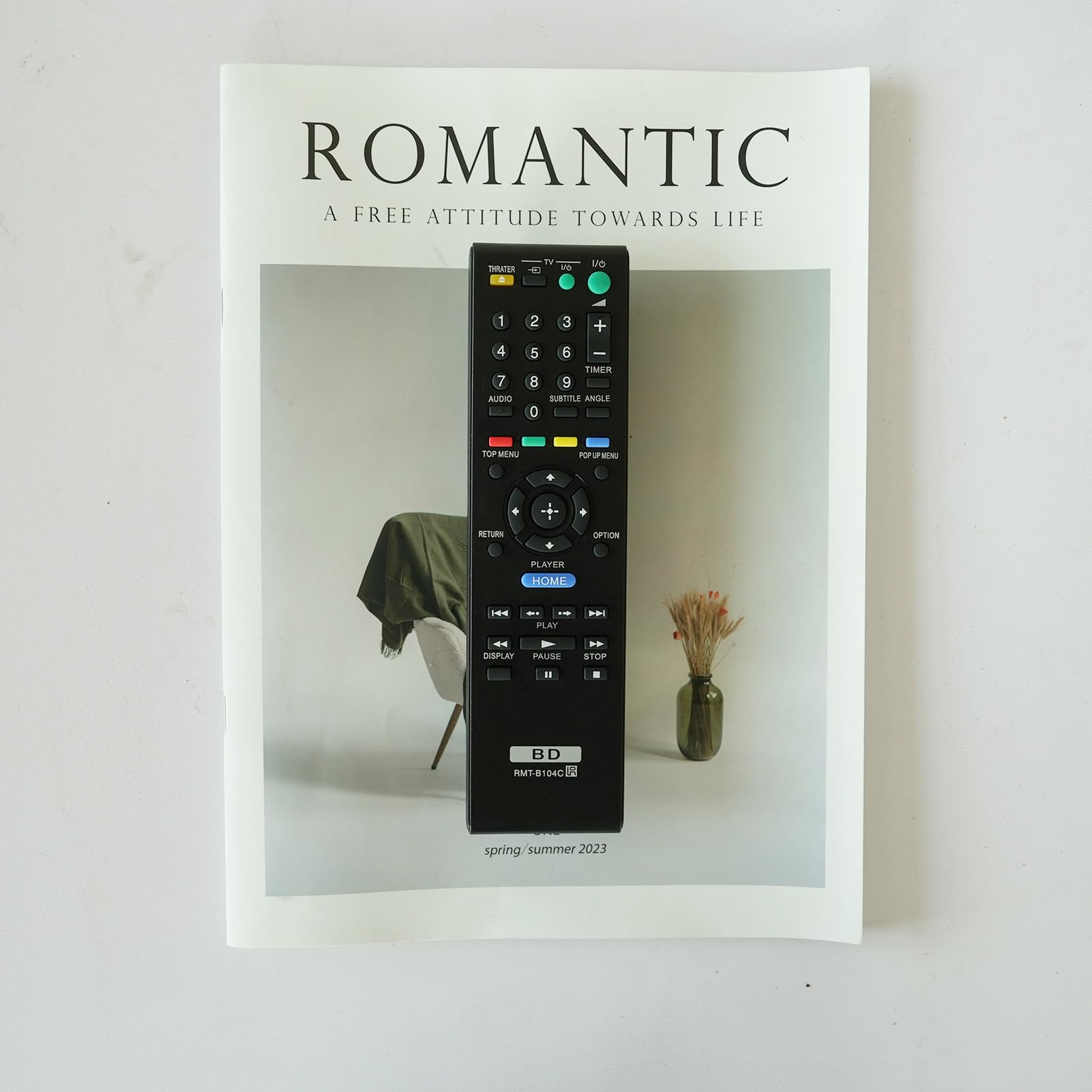 AWO Free Shipping RMT-B107A Remote Control FOR SONY BD BDP-S370, BDP-S470, BDP-S