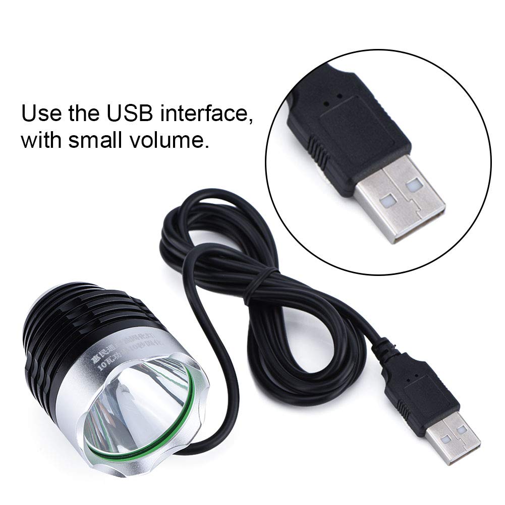 Fockety Perles de lampe ABS 10W Lampe ultraviolette USB 5V, lampe à polymériser en résine UV, et solide pour la réparation de téléphone portable Durcissement à l'huile verte