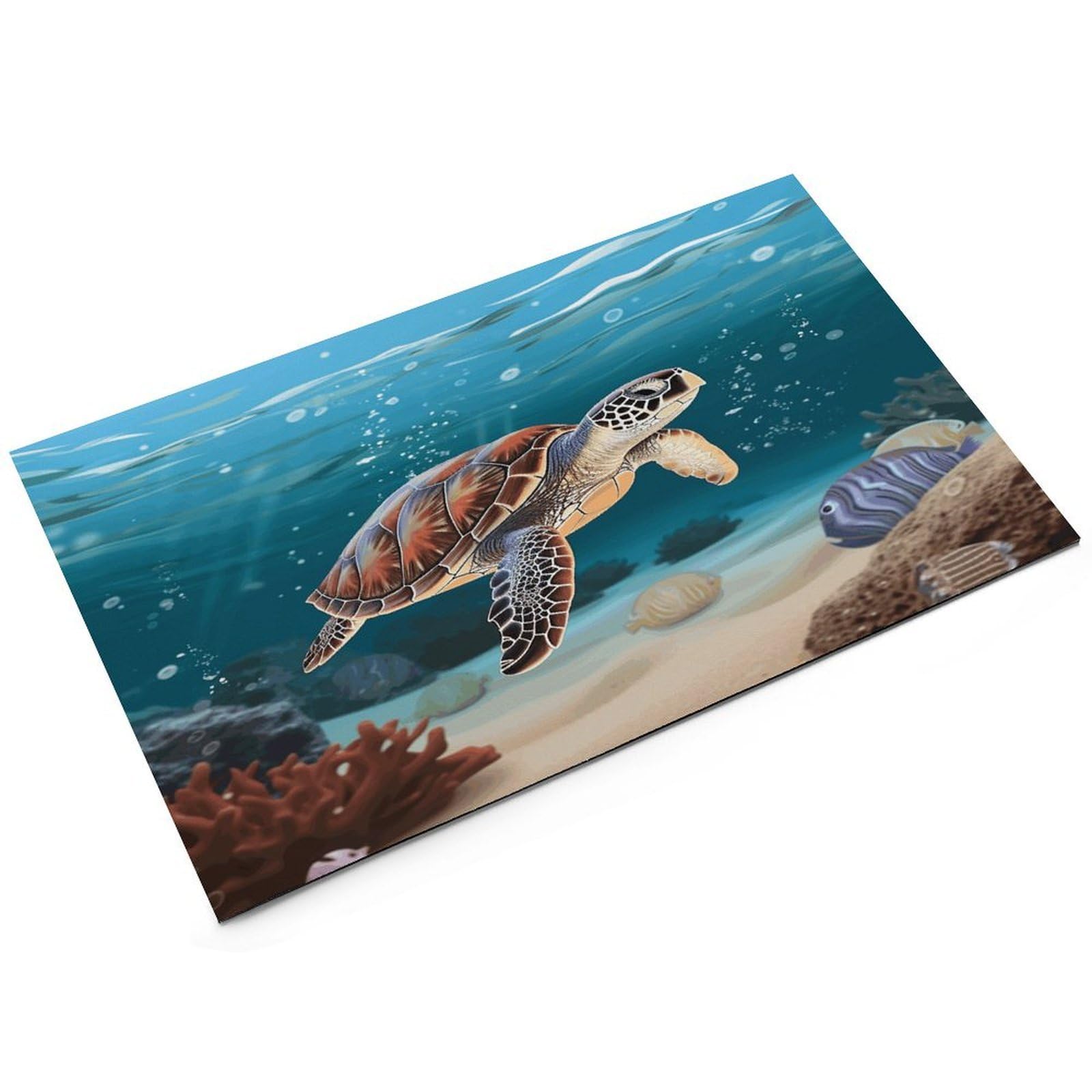Tapis de nourriture pour chat et chat - Tapis d'alimentation antidérapant pour chien et chat - Facile à nettoyer pour la nourriture et l'eau - 43,2 x 76,2 cm
