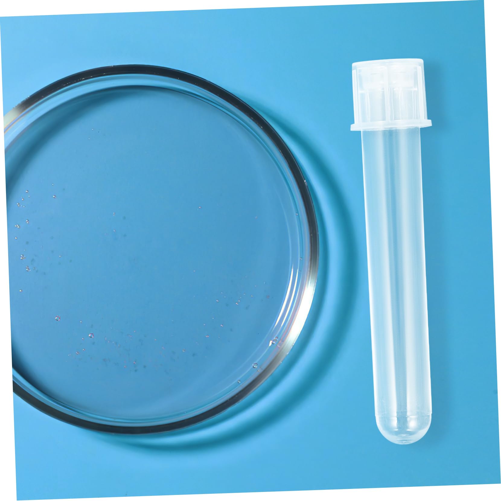 Mobestech 120pezzi Provette Plastica Con Coperchio Tubetti Per Campioni Di Liquidi e Cellule Per Laboratori e Uso Viaggi Trasparenti e Leggeri