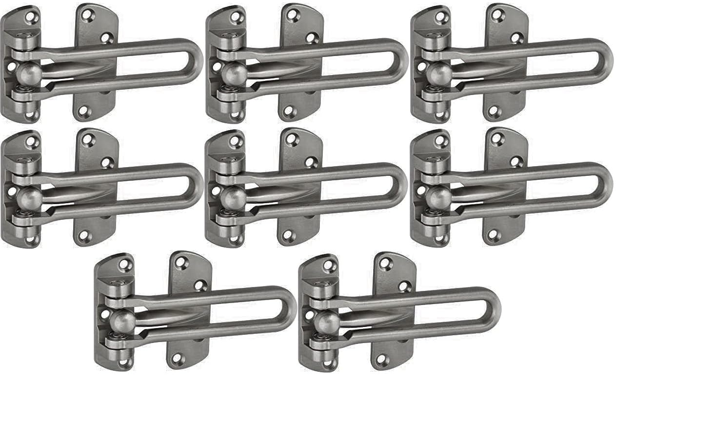 Eye Berry 18/10 Door Chain/Guard/Security Latch, Full Size (Pack of 8, SS MATT)