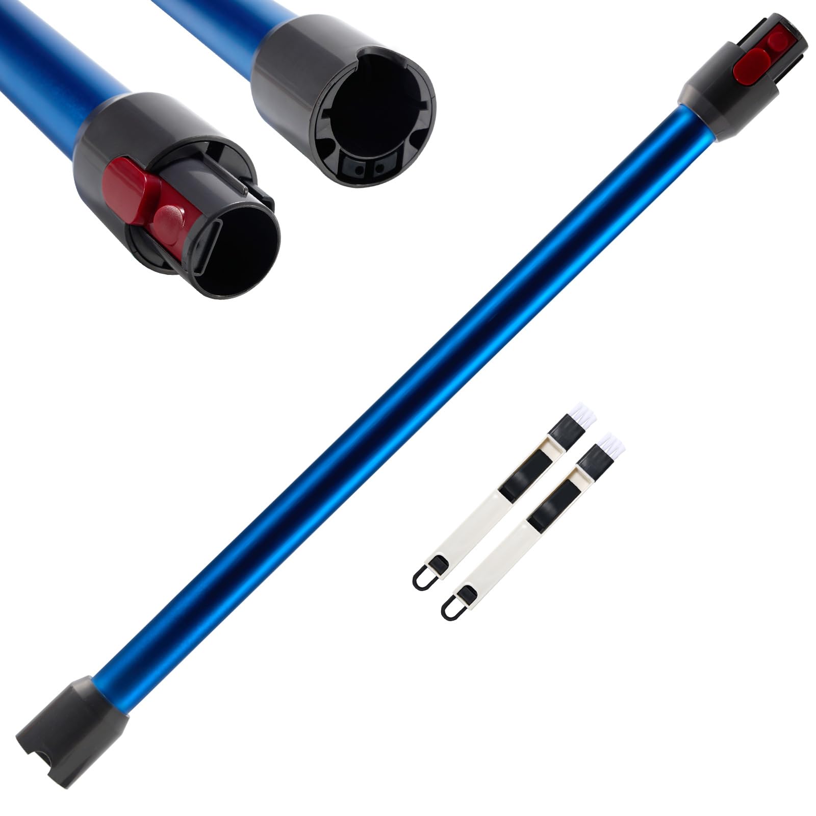 Cheerhom 1 x rura teleskopowa Quick Release sztywny pręt kompatybilny z Dyson V7 V8 V10 V11 V15 Stick Cleaners, niebieski