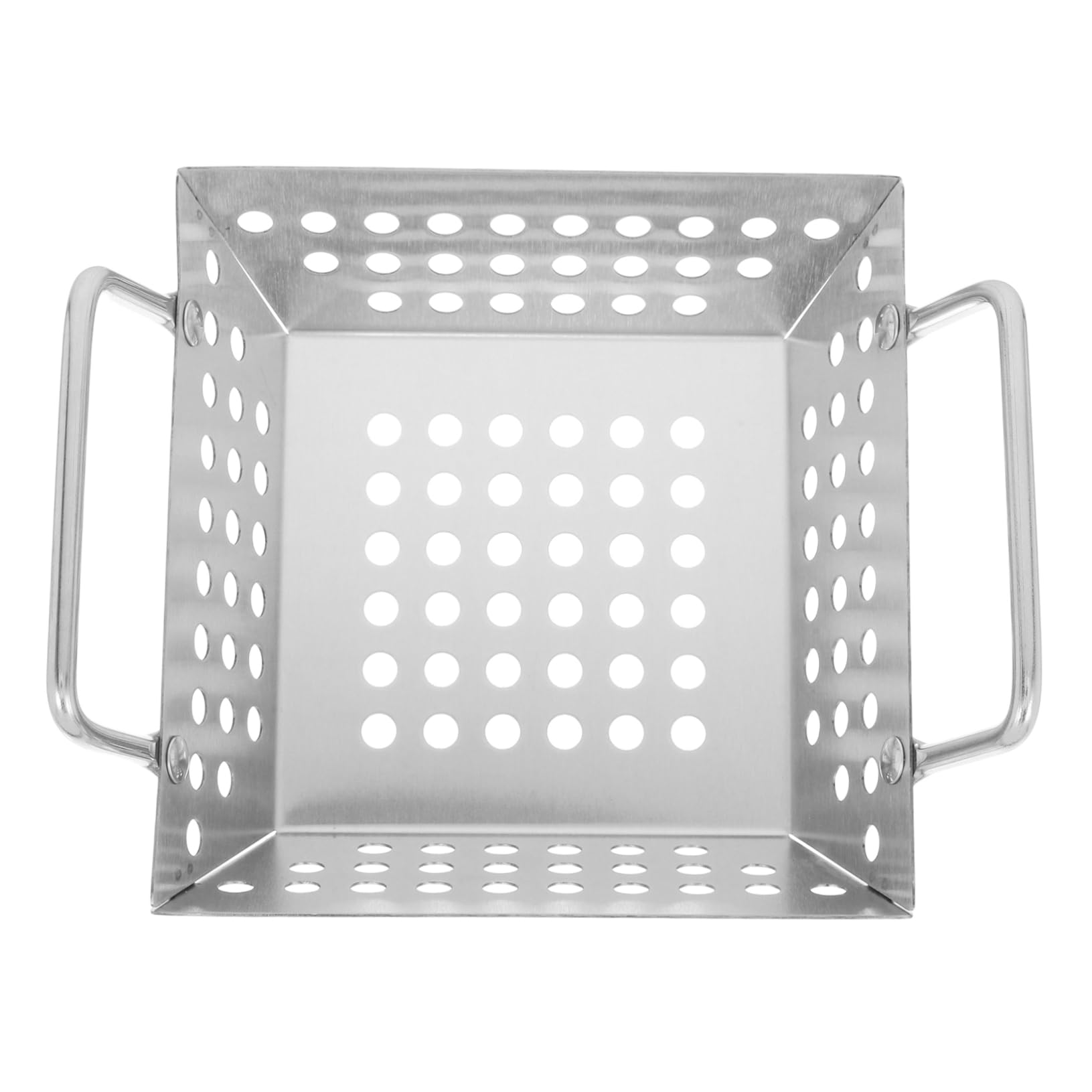 AUTSUPPL Cookware Accessory Grill Baskets Stainless Steel Mesh Easy Clean Multi-purpose Outdoor Bbq Camping Healthy Cooking