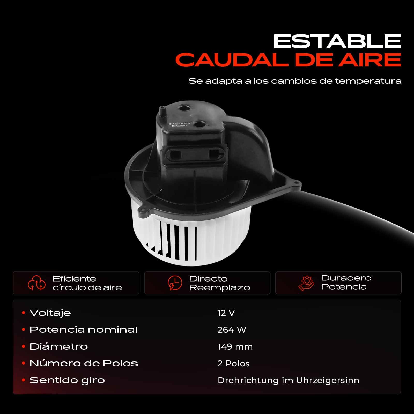 Frankberg Motor del Ventilador del calefactor Compatible con Ducato Bus 244 Ducato Plataforma/Chasis 244 Ducato Bus 230 Ducato Plataforma/Chasis 230 Ducato Furgoneta 244 Replace# 46722759