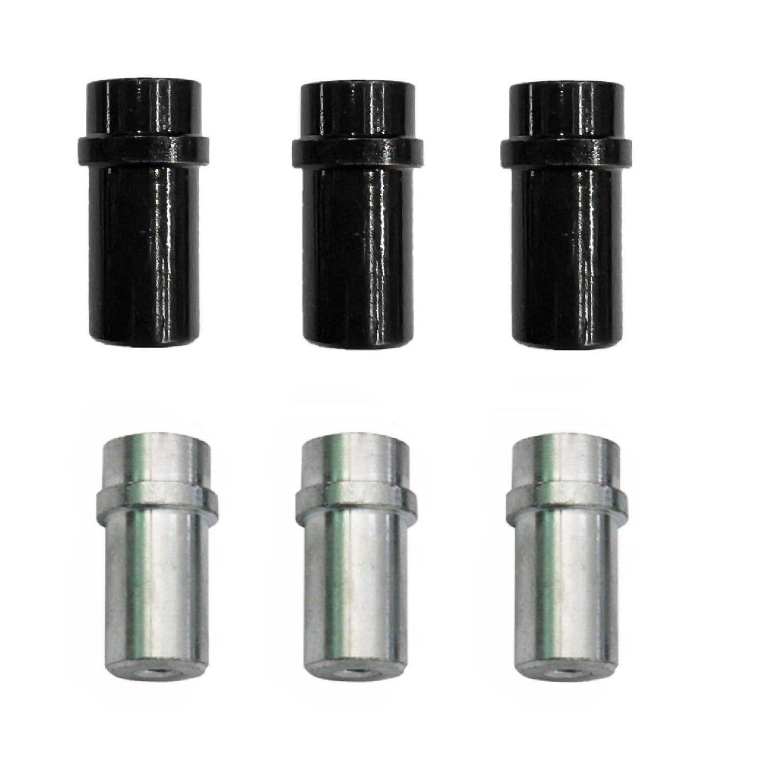 Lot de 6 buses de sablage en fer (diamètre intérieur 5 mm + 6 mm) pour pistolet à sable portable